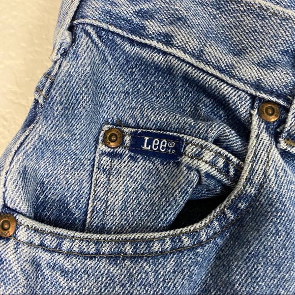 Vintage Lee Denim Jeans Womans Size 16 - Picture 4 of 9